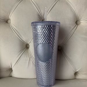 Starbucks silver tumbler